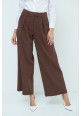 PANTALON PALAZZO MARRON ITALIA