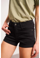 SHORT DENIM NEGRO