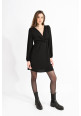 VESTIDO NUDO NEGRO MOLLY BRACKEN